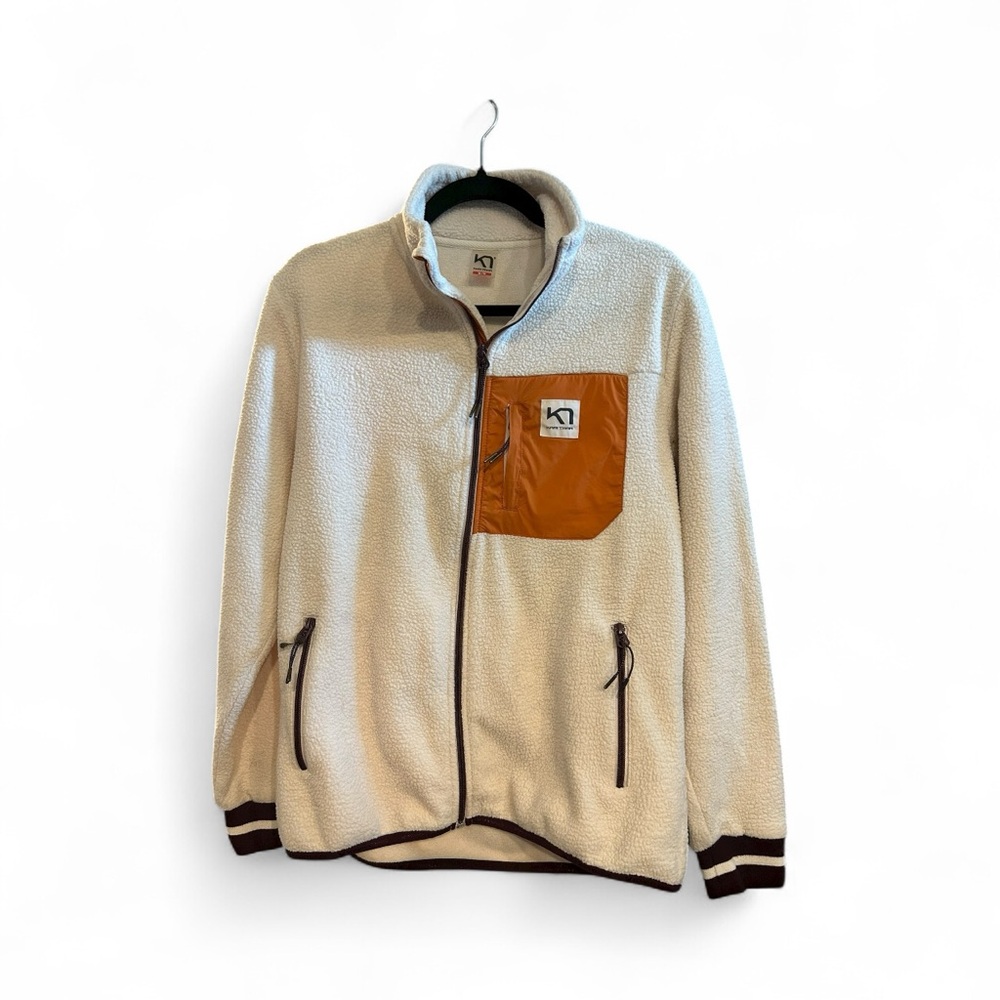 Kari Traa Cream and Orange Utility Jacket